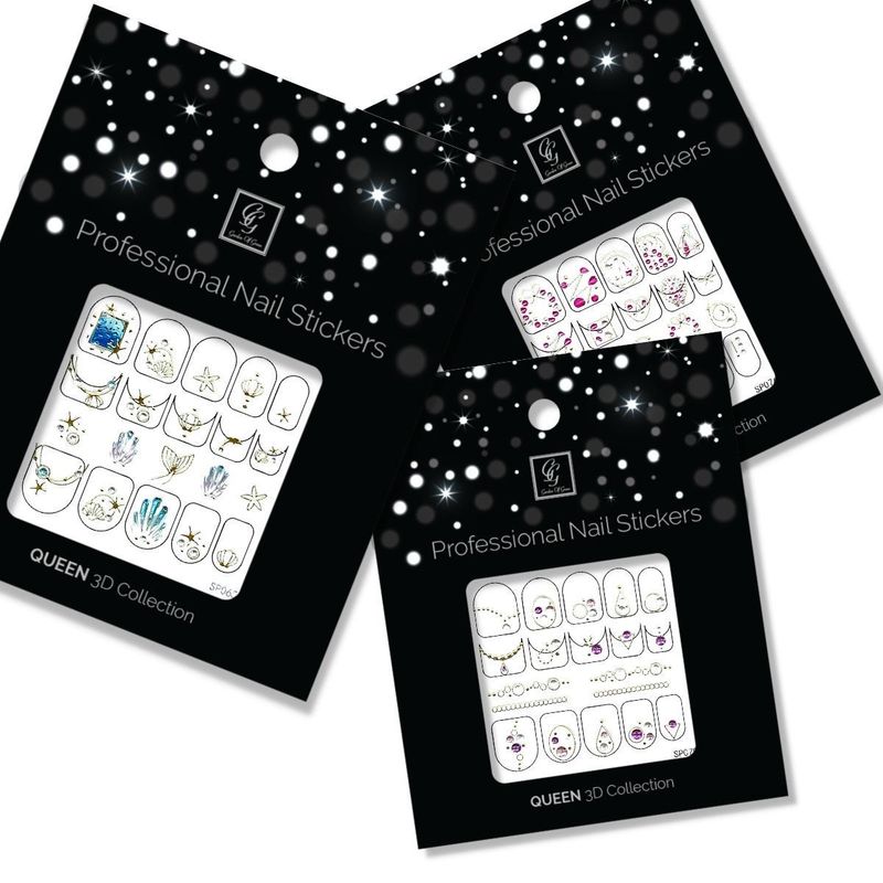 Nail Stickers – Glam Queen Collection