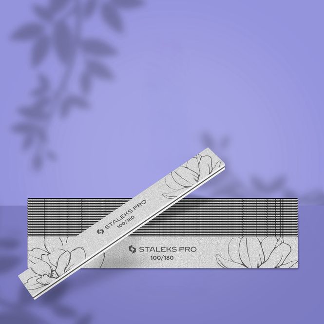 Hovedbilde STALEKS PRO EXPERT Rett Neglefil 100/180 grit (25 stk)