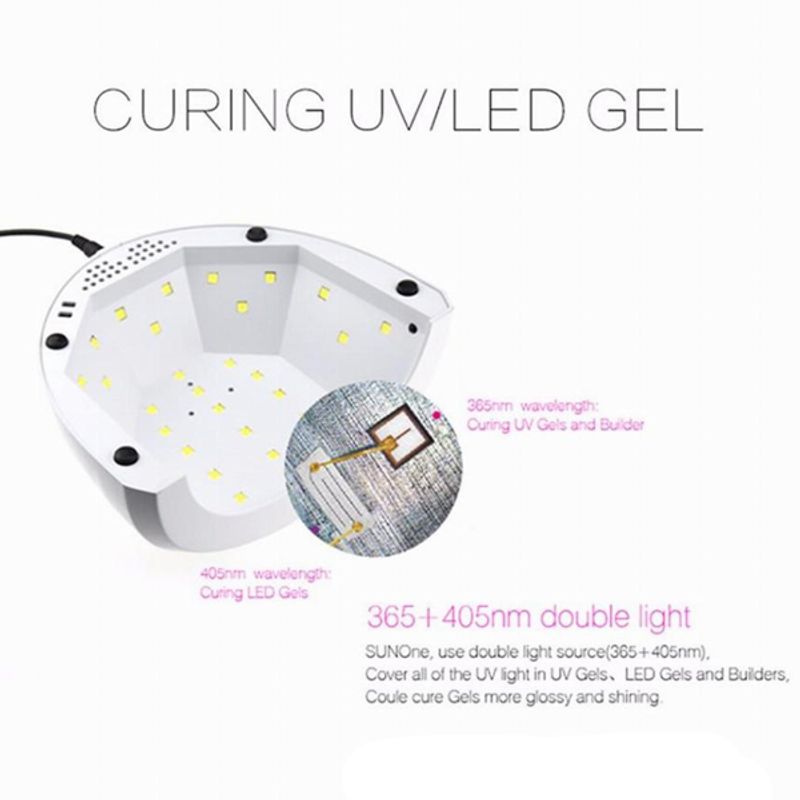 SunONE UV LED-lampe 48W neglelampe  - UV-Gel, Gellack og LED