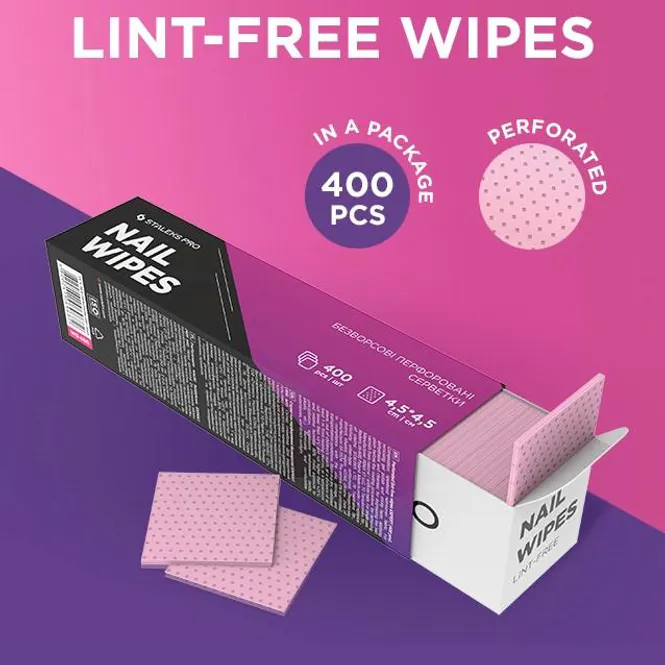 Hovedbilde Staleks EXPERT Perforated Lint-Free Wipes 400 stk. -  (WE-400)