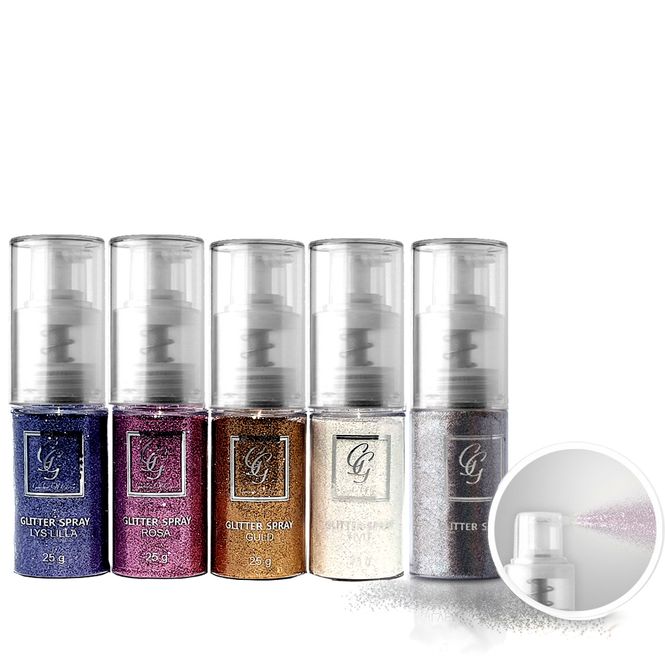 Hovedbilde Glitter med pumpe 25g - Gull