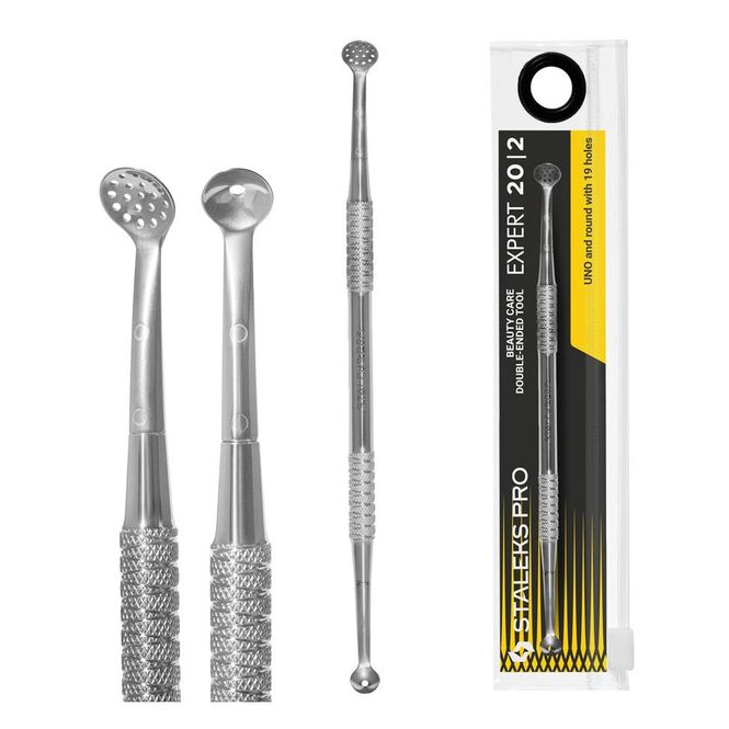 Hovedbilde  Pro Expert 20 Type 2  Dobbeltsidig skje for fjerning av hudorme