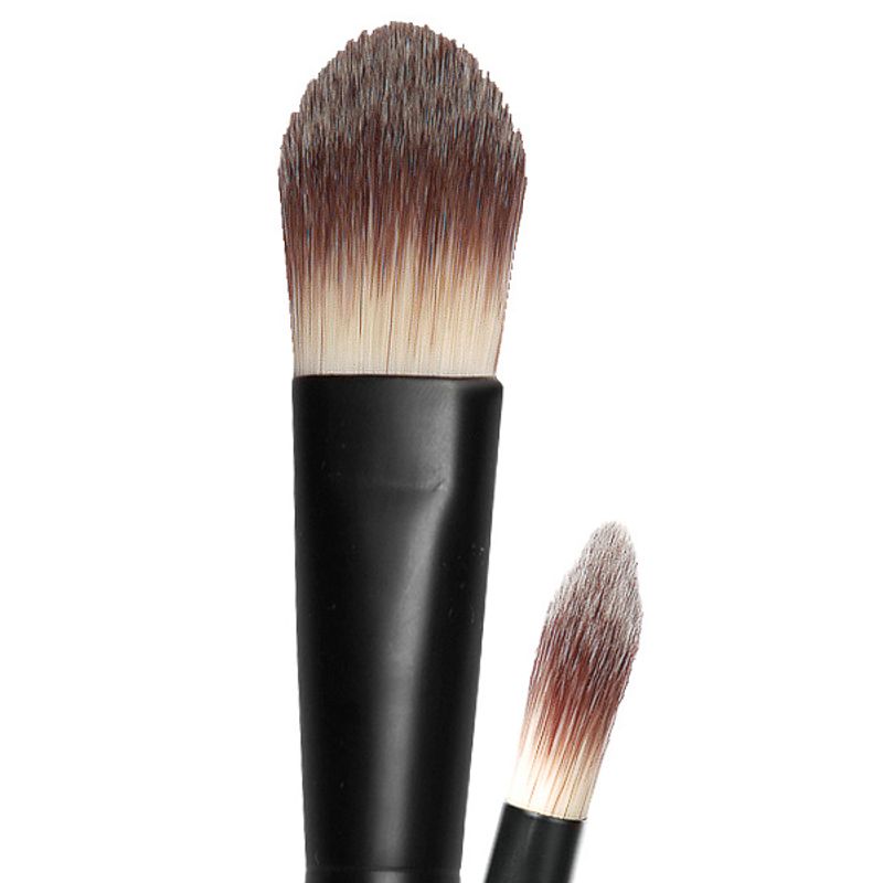Sminkekost Svart Foundation Brush