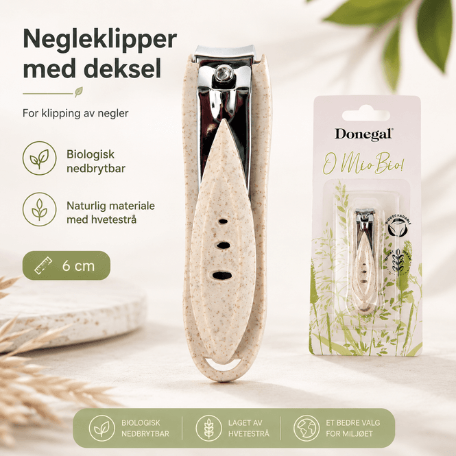 Hovedbilde Negleklipper med deksel 6 cm . - Biologisk nedbrytbar