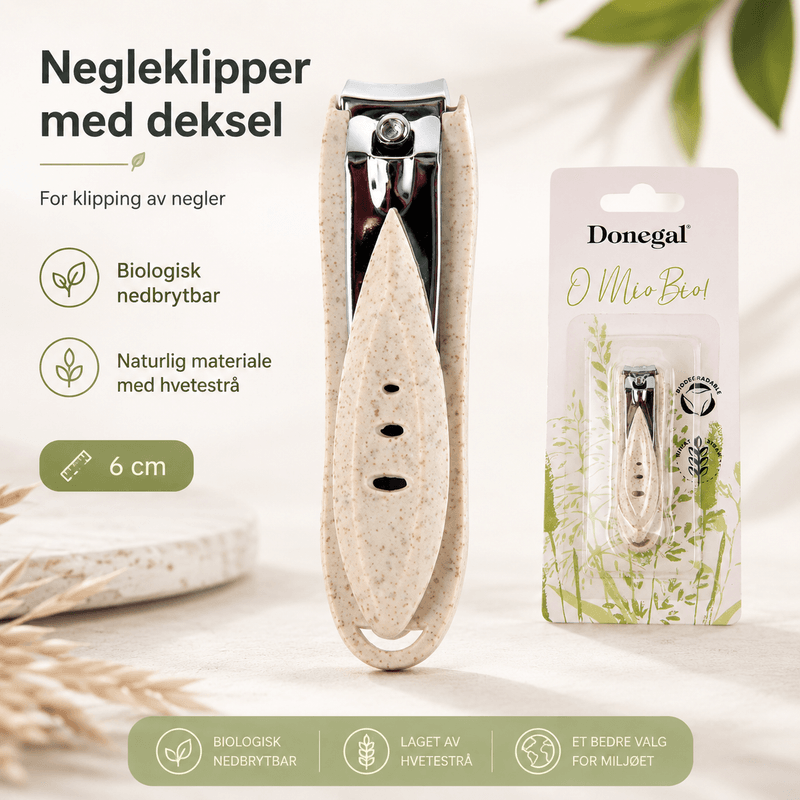 Negleklipper med deksel 6 cm . - Biologisk nedbrytbar