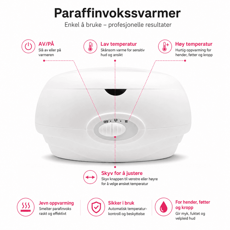Parafinvoksvarmer for Parafinvoksbehandling