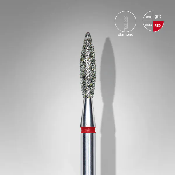 Hovedbilde Drillbit Flamme - 2,3mm / 10mm - Fin grit
