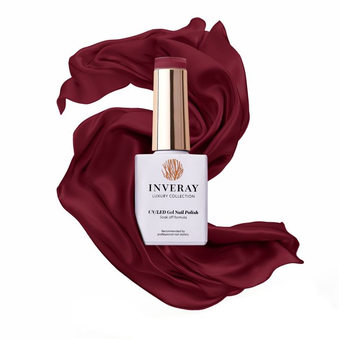 Hovedbilde Inveray Gel Nail Polish 286 – Red Velvet (10ml)