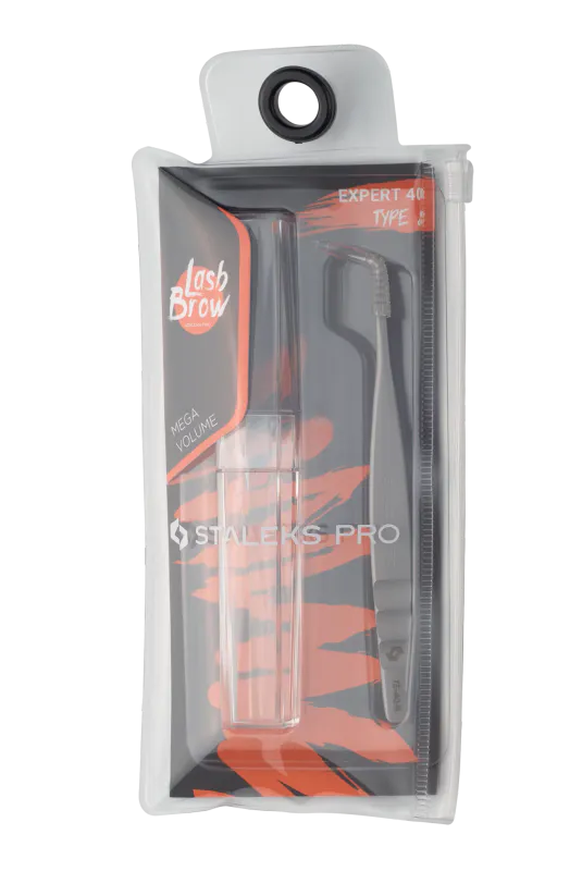 Profesjonelle øyenvippe pinsett Pro Expert 40 Type 8 (TE-40/8)