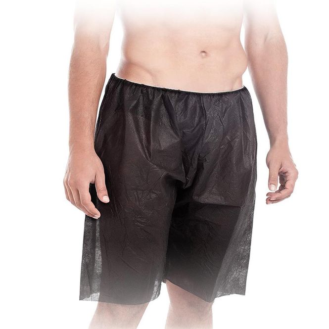 Hovedbilde Engangsshorts herre 50stk – Svart non-woven boxer