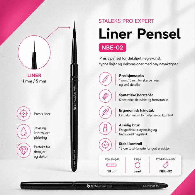 Hovedbilde Staleks Pro Linerpensel Expert 1 mm (NBE-02)