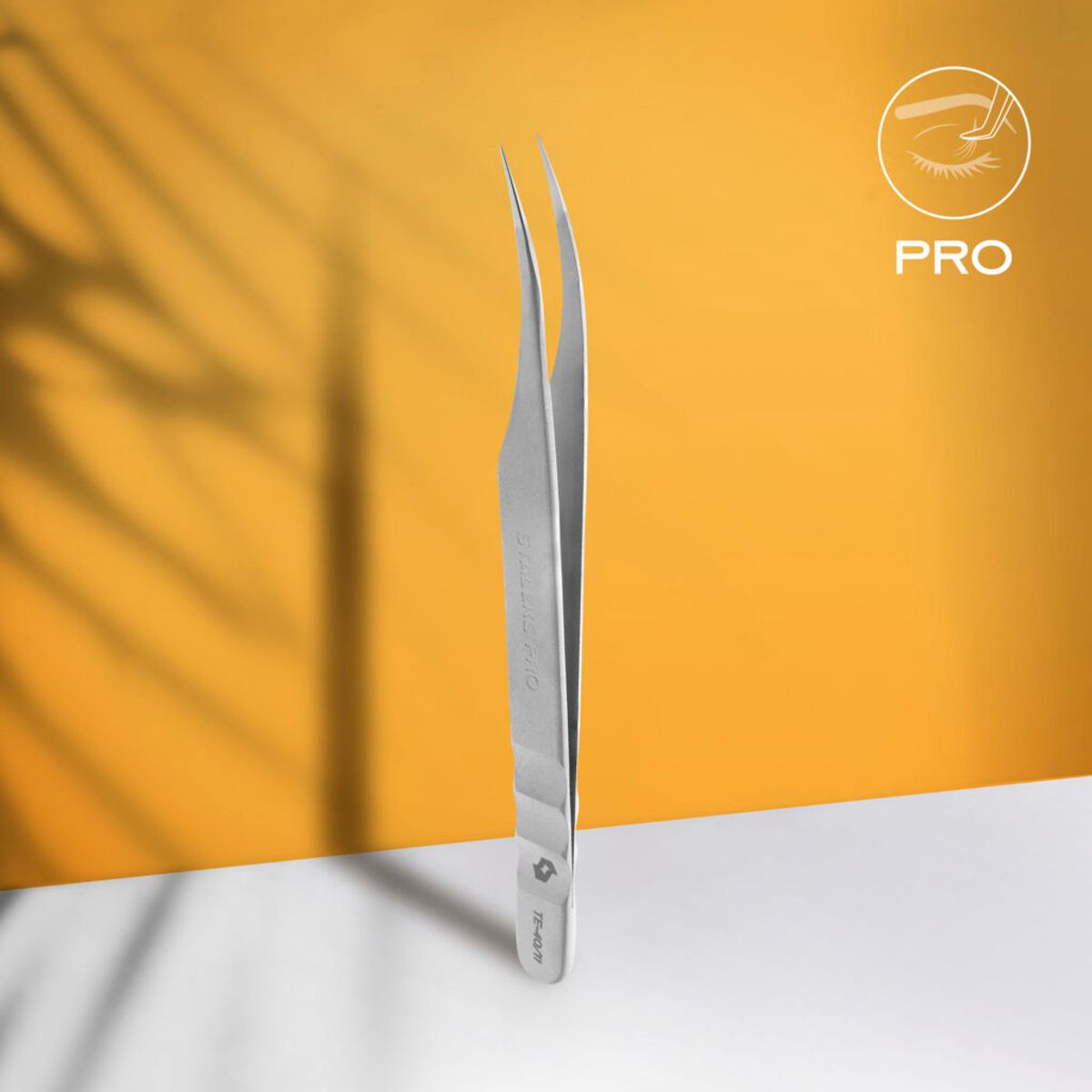 Profesjonelle øyenvippe pinsett Pro Expert 40 Type 11 (TE-40/11)