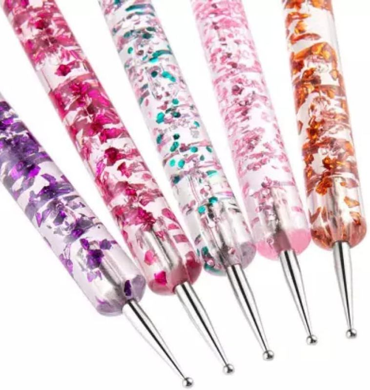 Dotting tool-sett til negledesign - 5 deler