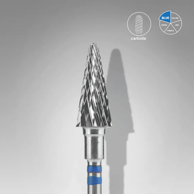 Carbide Drillbit Cone Left - 6mm/14mm - Medium grit for venstrehendte