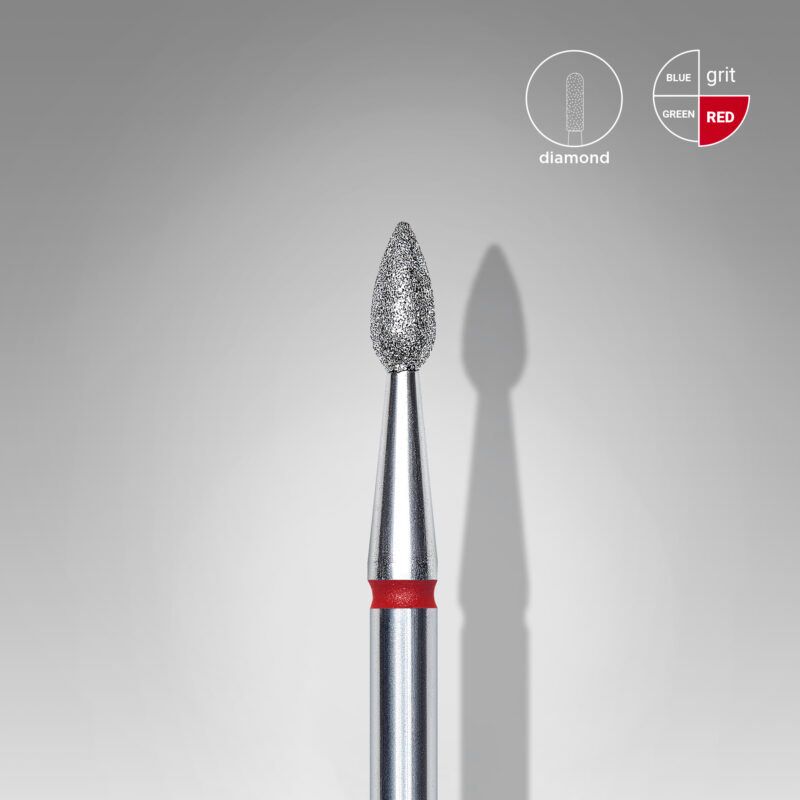 Drillbit Dråpeform - 2,3mm / 5mm - Fin grit