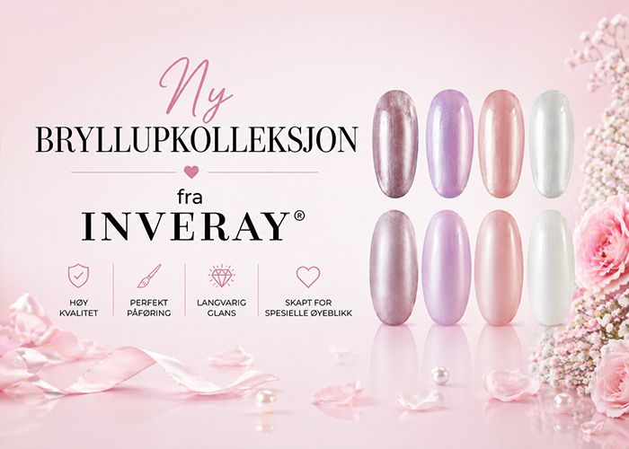 Inveray bryllupkolleksjon for gellack negler