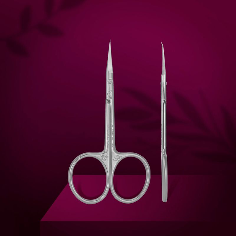 Neglebåndsaks EXCLUSIVE  23  Type 2 (Professional cuticle scissors with hook SX-23/2M - Magnolia)