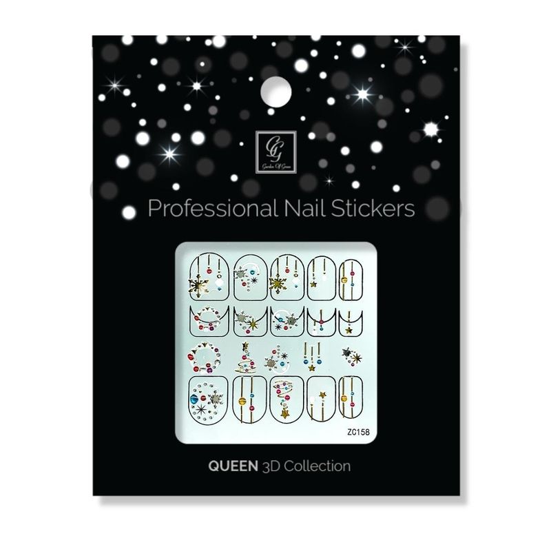 Nail Stickers – Christmas Queen Collection