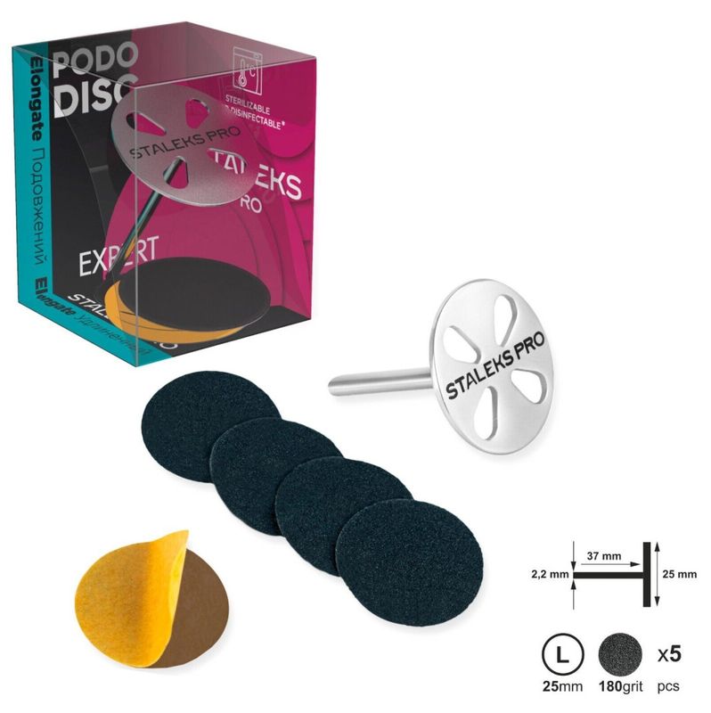 Startsett Pododisc Lang inkl. 5 stk. slipeskiver (Velg størrels)