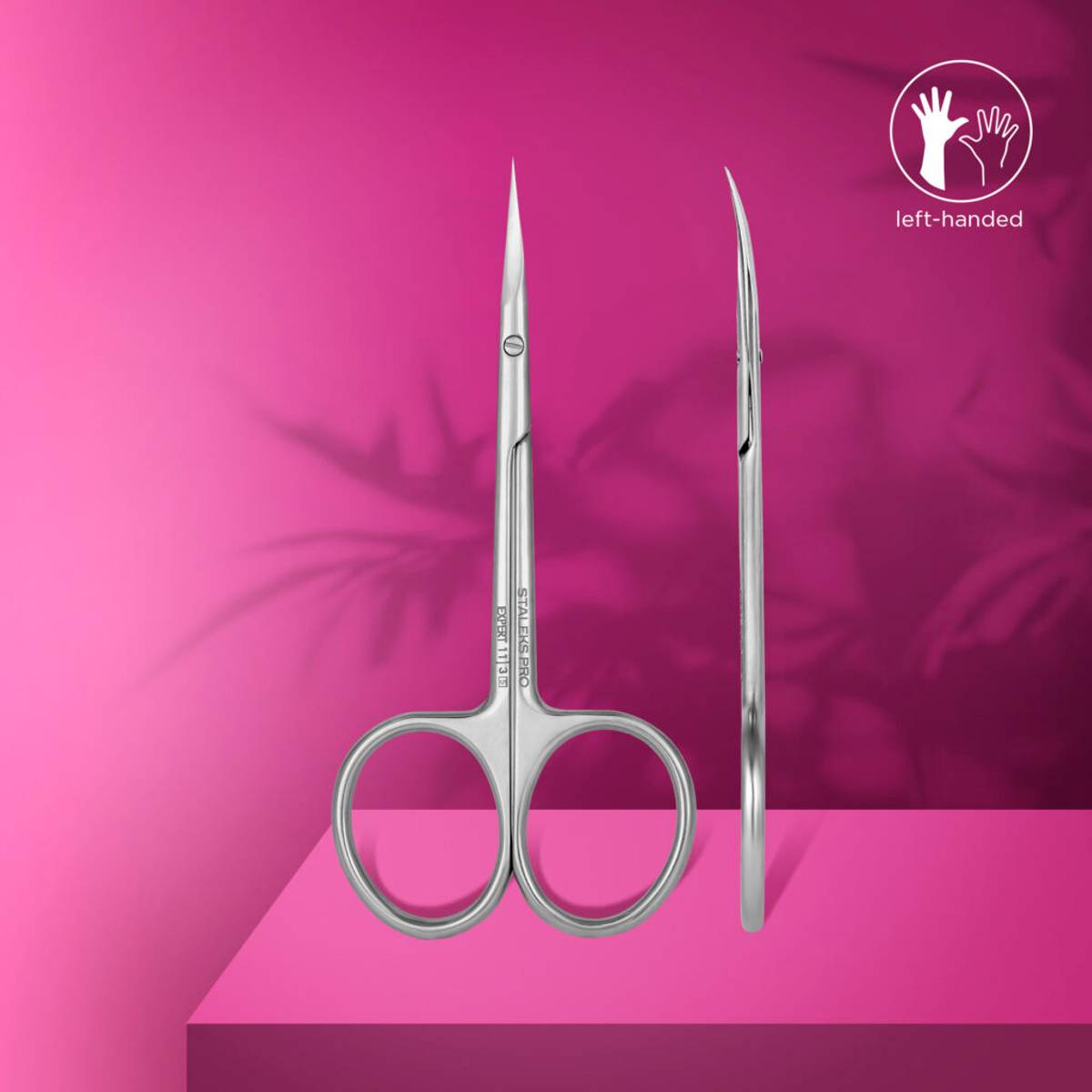 Neglebåndsaks EXPERT 11  Type 3 - Venstrehendt (Professional cuticle scissors for left-handed users SE-11/3)