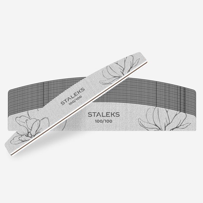 Hovedbilde STALEKS PRO EXPERT Halvmåne Neglefil 100/100 grit (25 stk)