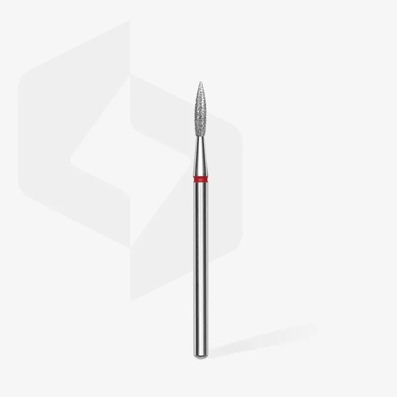 Drillbit Flamme - 2,1mm / 8mm - Fin grit (Spiss type)