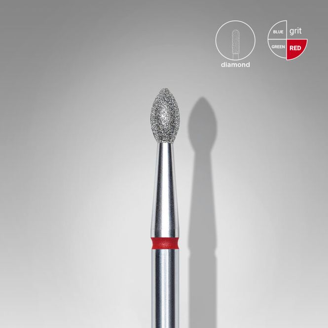 Hovedbilde Drillbit Pointed Bud - 2,5mm / 4,5mm - Fin grit